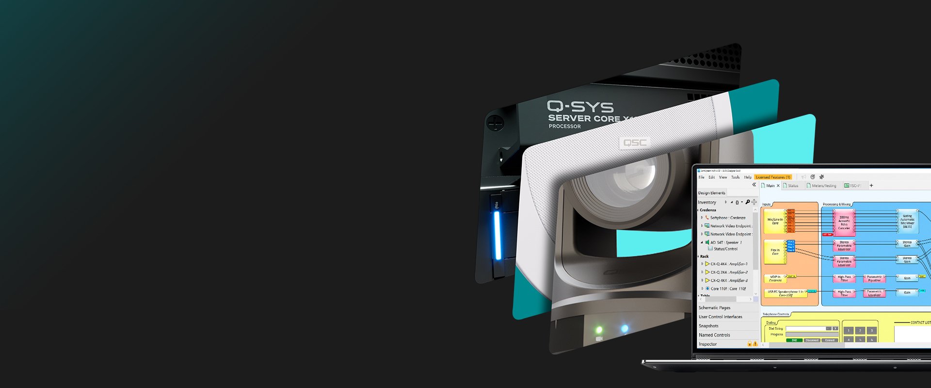 Q-SYS Designer Software Banner